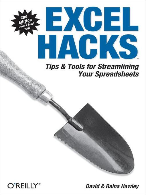 Title details for Excel Hacks by David Hawley - Available